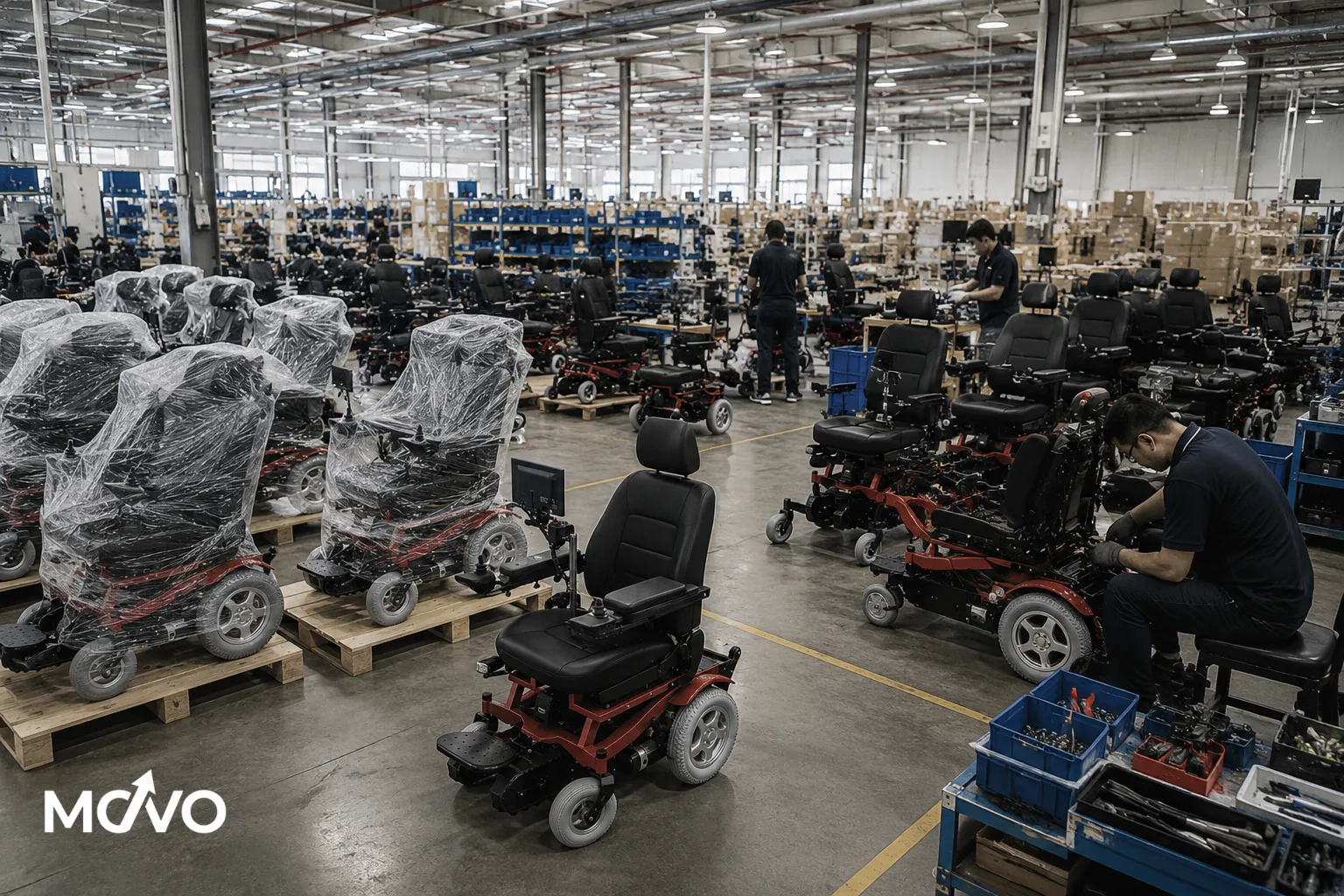 Movo X on the factory floor